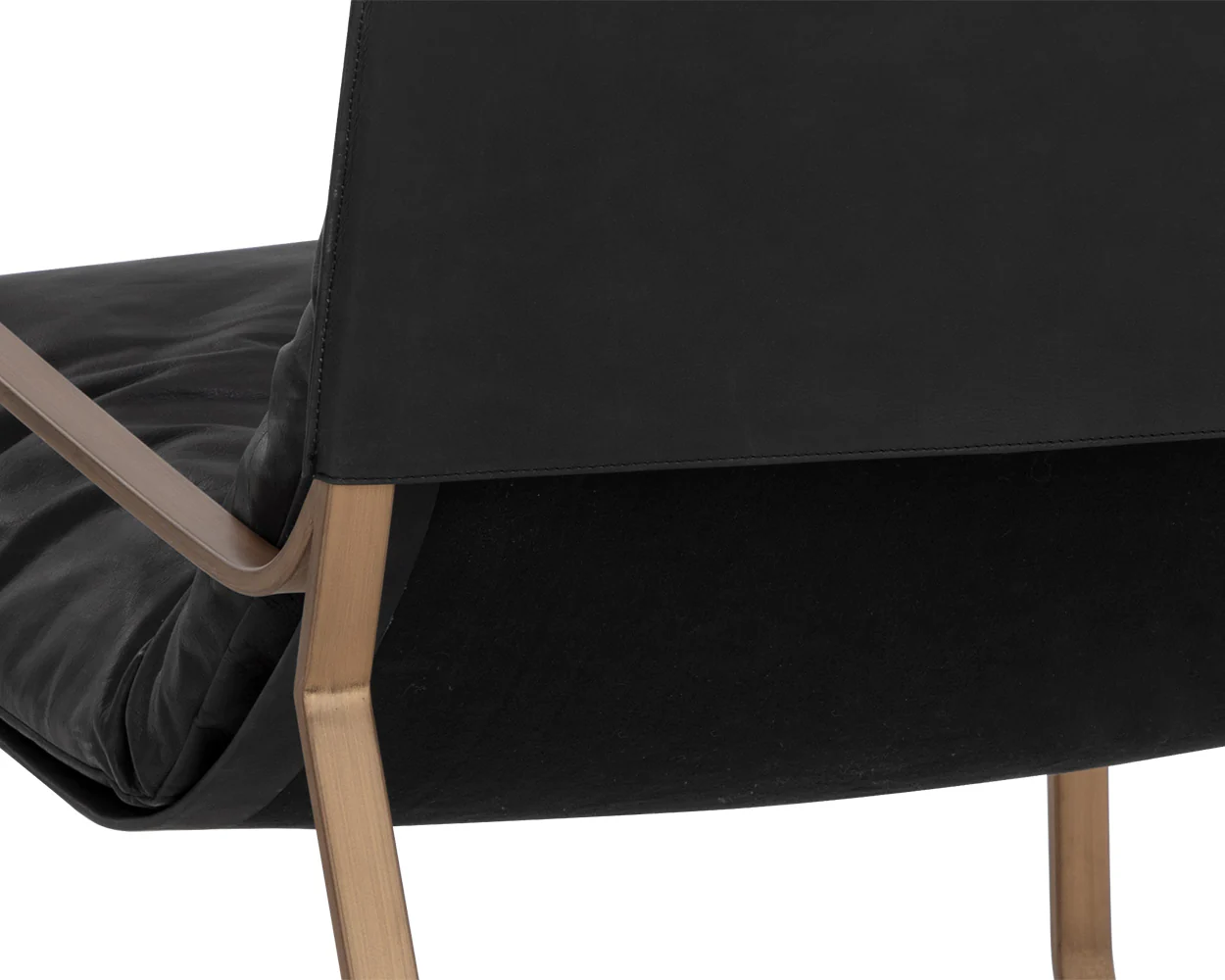 Zancor Lounge Chair - Antique Brass - Image 12