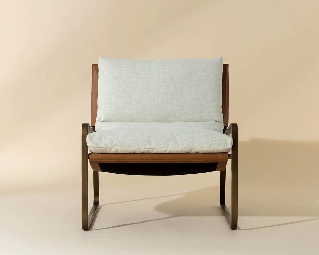 Zancor Lounge Chair - Antique Brass - Image 16
