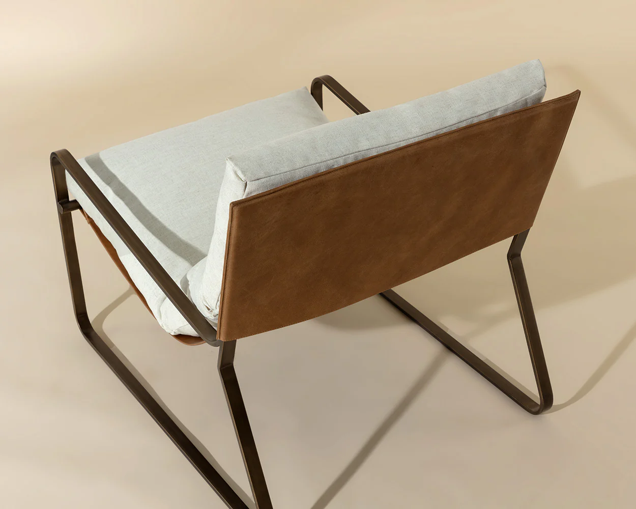 Zancor Lounge Chair - Antique Brass - Image 17