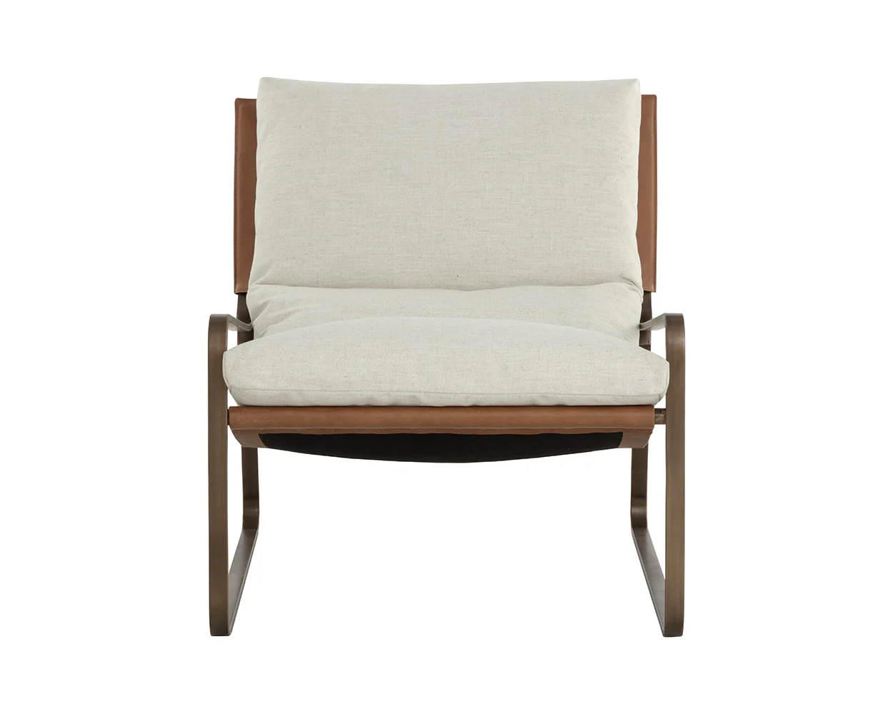 Zancor Lounge Chair - Antique Brass - Image 19