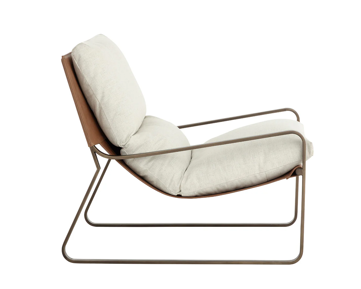 Zancor Lounge Chair - Antique Brass - Image 20
