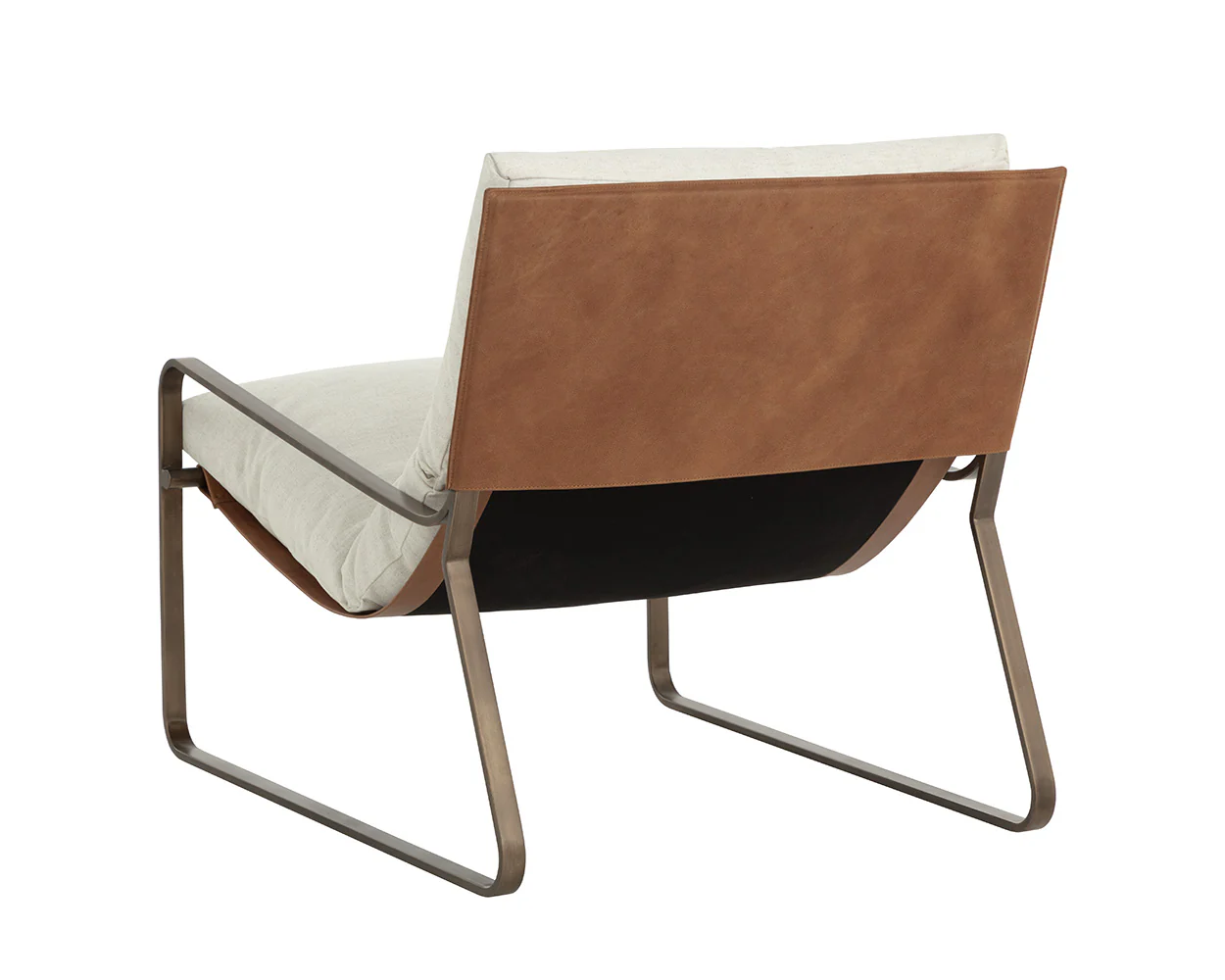 Zancor Lounge Chair - Antique Brass - Image 21