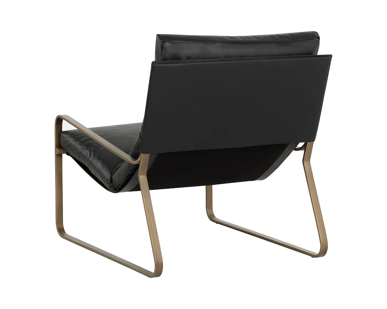 Zancor Lounge Chair - Antique Brass - Image 9