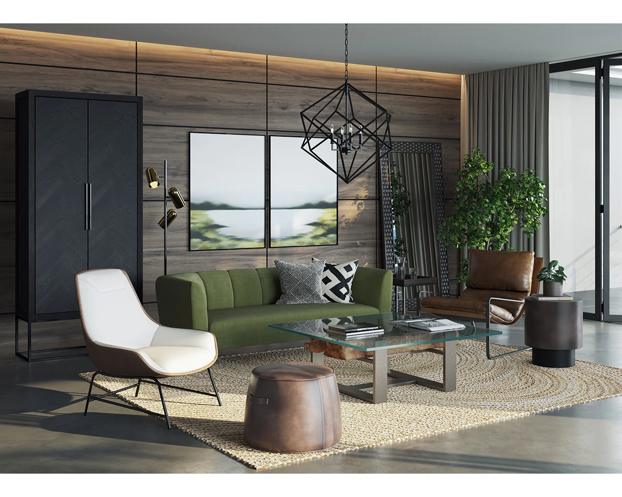 Zancor Lounge Chair - Gunmetal - Image 3