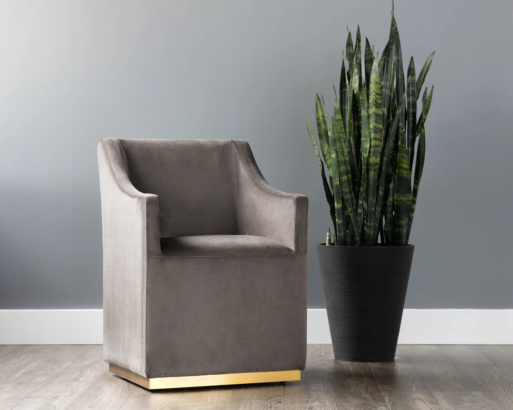 Zane Wheeled Dining Armchair - Image 10