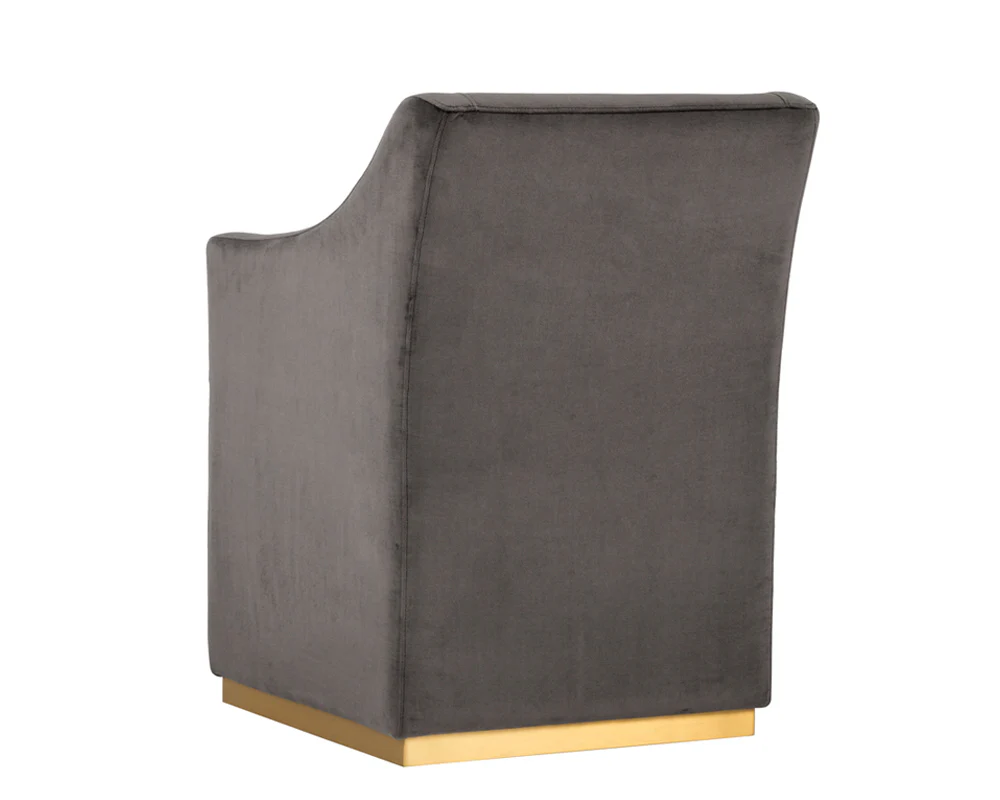 Zane Wheeled Dining Armchair - Image 11