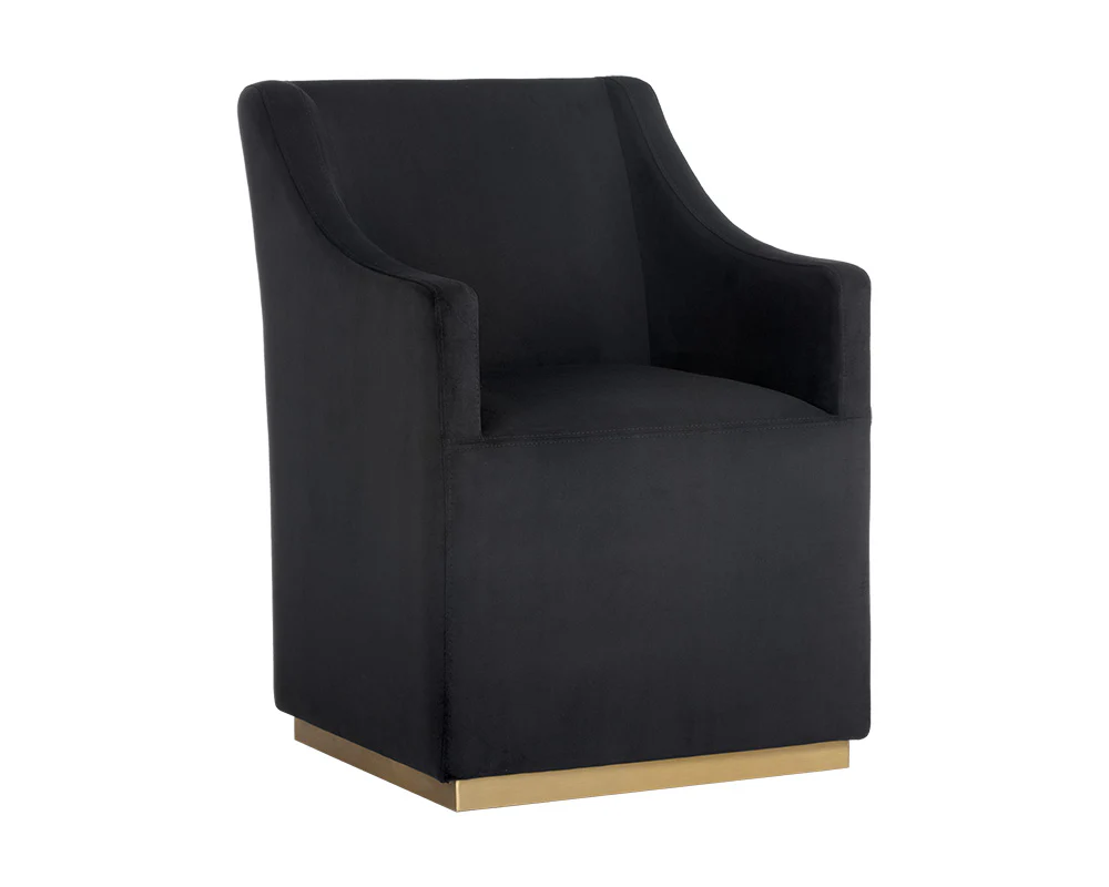 Zane Wheeled Dining Armchair - Image 16