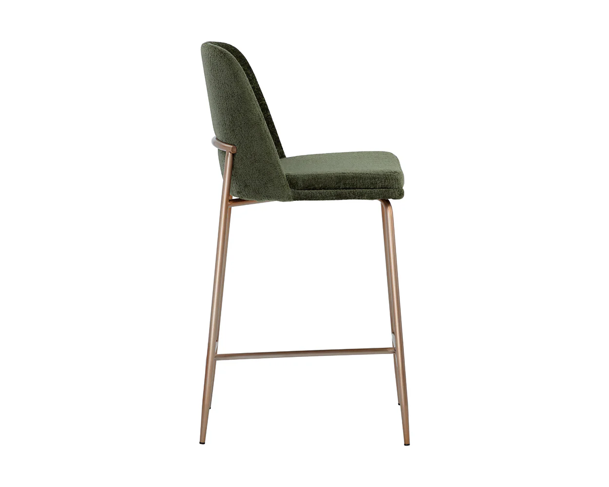 Zeke Counter Stool - Antique Brass - Image 3