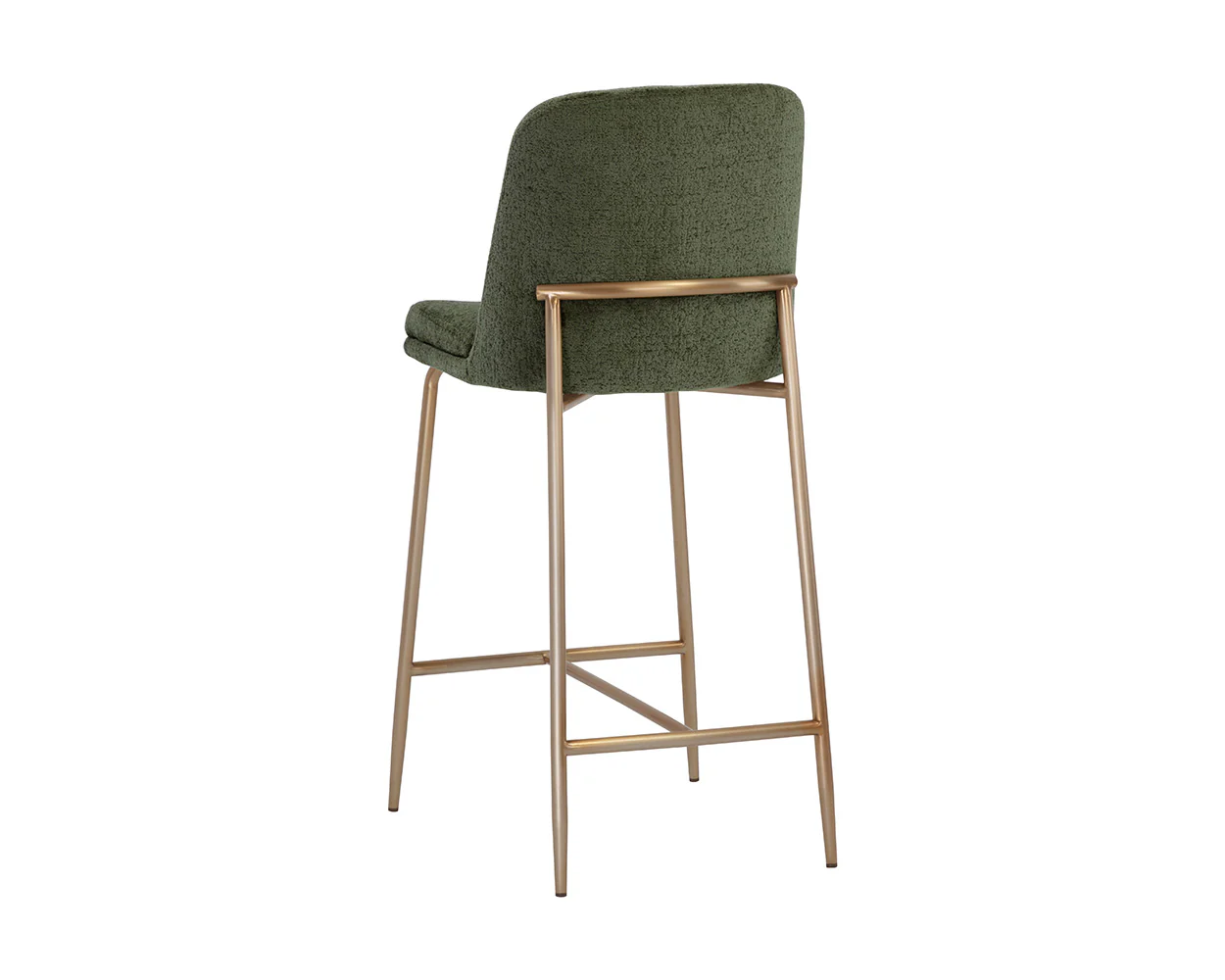 Zeke Counter Stool - Antique Brass - Image 4