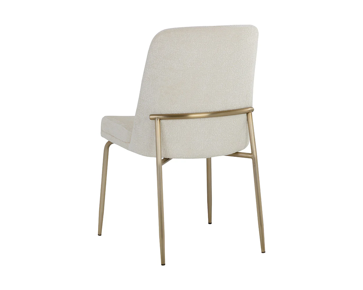 Zeke Dining Chair - Antique Brass - Image 5
