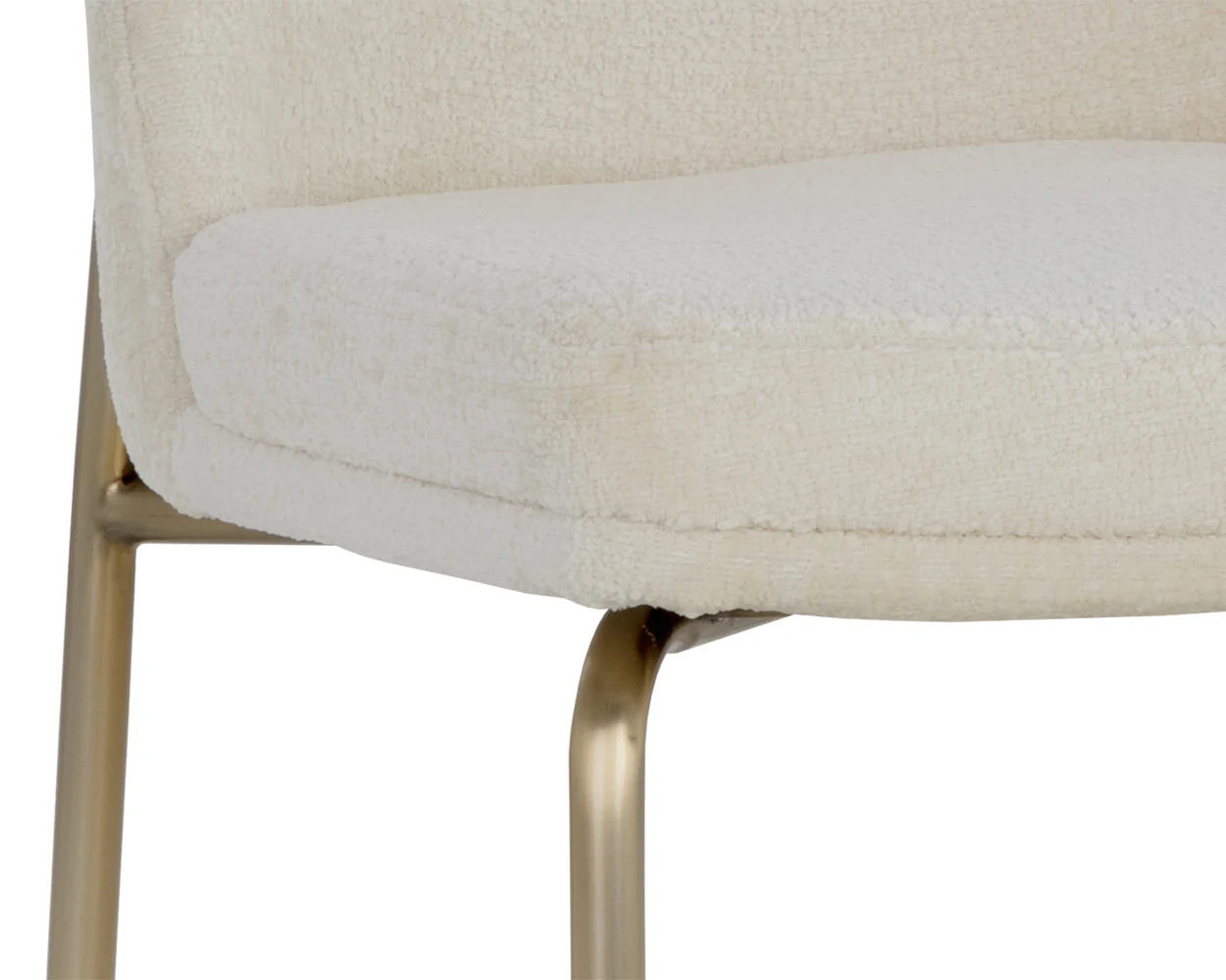 Zeke Dining Chair - Antique Brass - Image 6